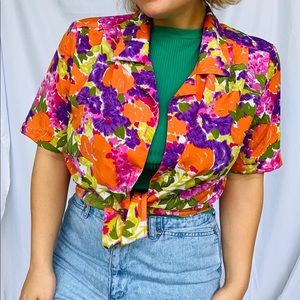 Vintage Impressions of California Button Up